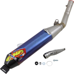 YAMAHA  WR450F  20-21   FACTORY 4.1 RCT TITANIUM ANODIZED SL (SLIP-ON) W/ CARBON CAP 044466